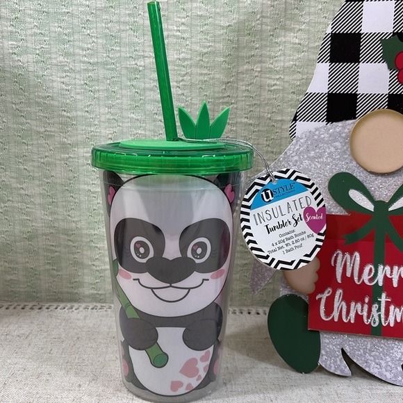 18 OZ Panda Tumbler Set - Picture 2 of 4
